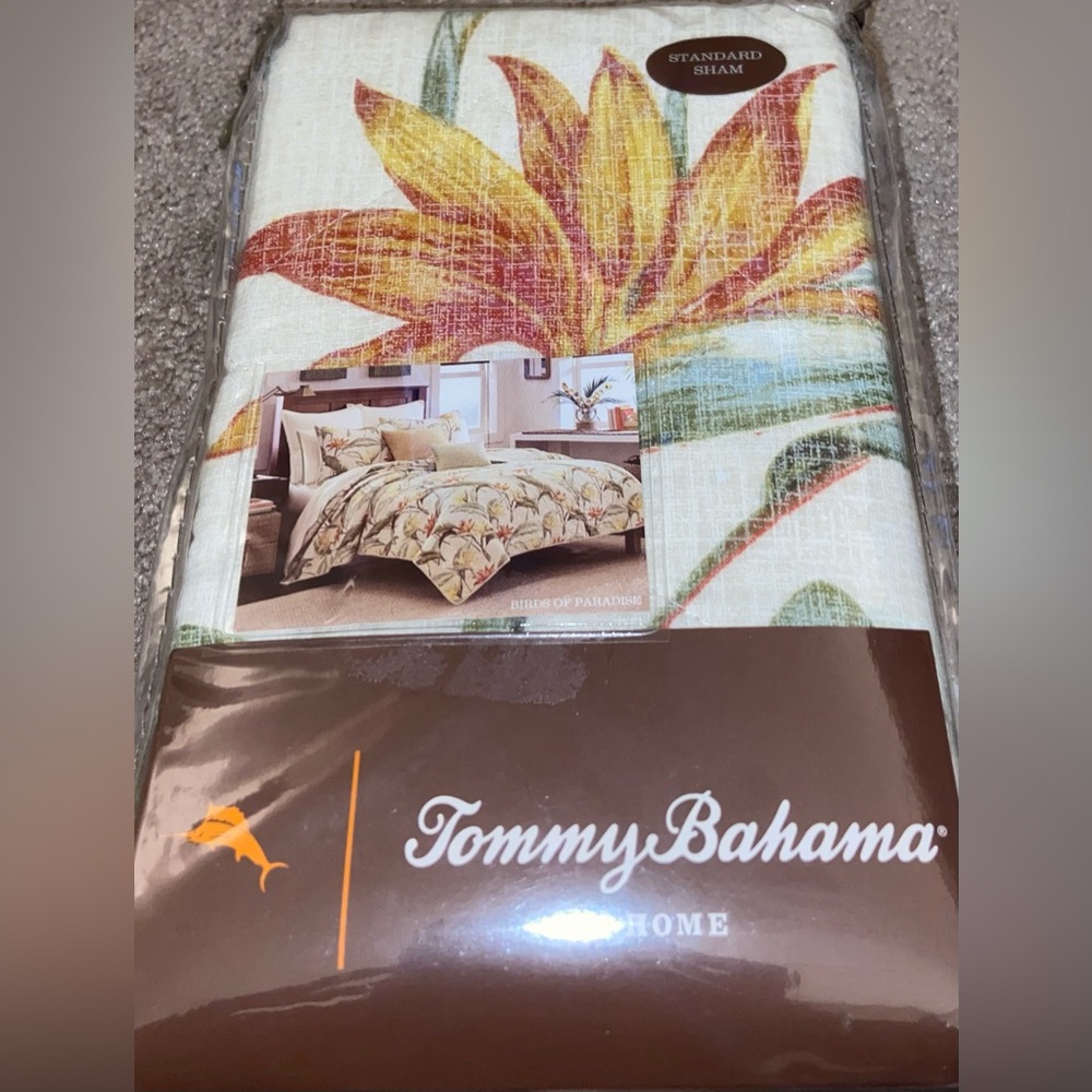 Tommy Bahama Standard Sham Pattern Birds of Paradise